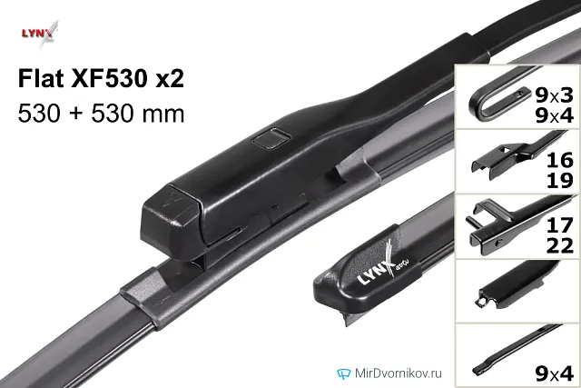 LYNXauto Flat XF530 + LYNXauto Flat XF530 LYNXauto Flat XF530 + LYNXauto Flat XF530