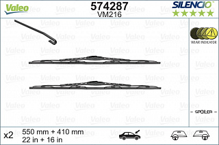 Valeo Silencio Performance KIT x2 VM216