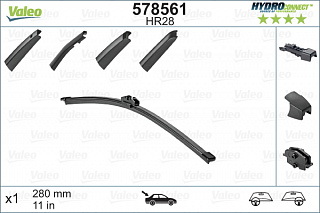 Valeo HydroConnect Rear HR28 Valeo HydroConnect Rear HR28