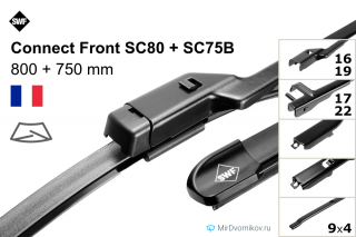 SWF Connect Front SC80 + SWF Connect Front SC75B SWF Connect Front SC80 + SWF Connect Front SC75B