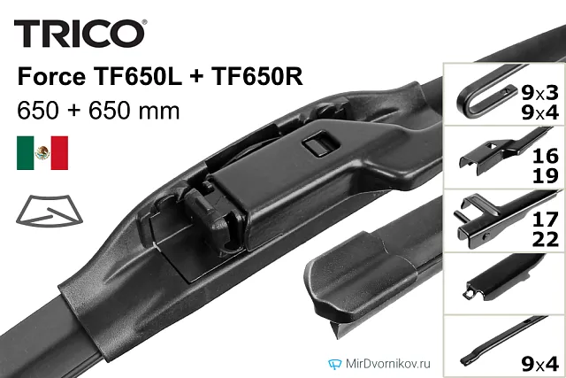 Trico Force TF650L + Trico Force TF650R