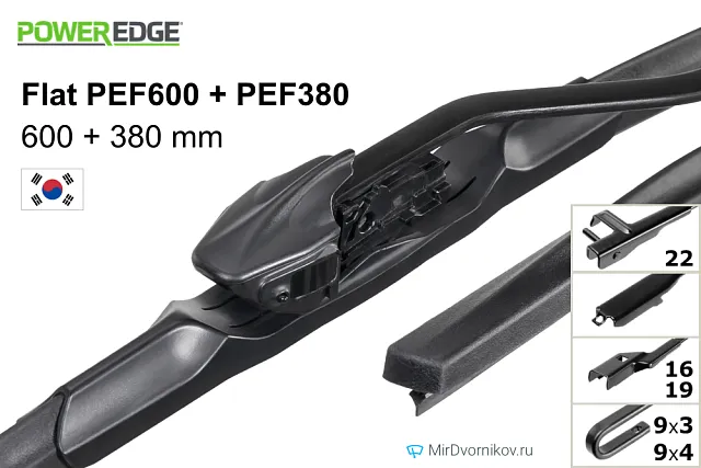 PowerEdge Flat PEF600 + PowerEdge Flat PEF380 PowerEdge Flat PEF600 + PowerEdge Flat PEF380
