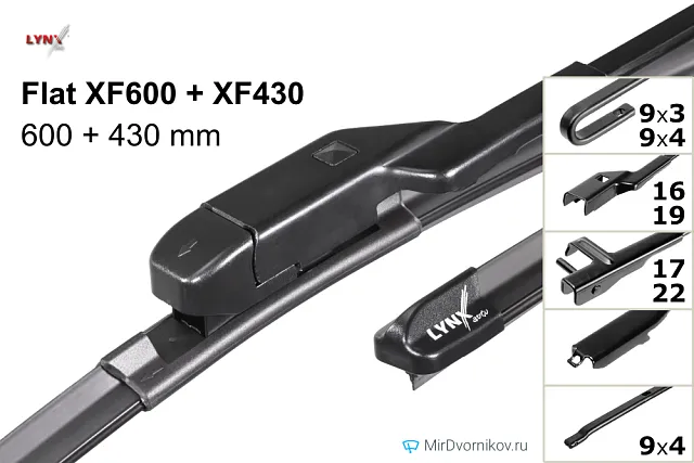 LYNXauto Flat XF600 + LYNXauto Flat XF430 LYNXauto Flat XF600 + LYNXauto Flat XF430