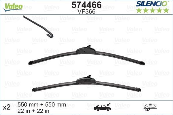 Valeo Silencio Flat VF366 Valeo Silencio Flat VF366
