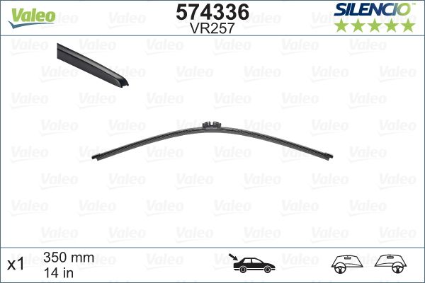 Valeo Silencio Rear VR257 Valeo Silencio Rear VR257