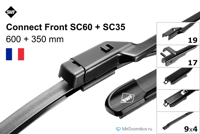 SWF Connect Front SC60 + SWF Connect Front SC35 SWF Connect Front SC60 + SWF Connect Front SC35