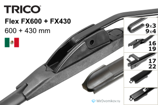 Trico Flex FX600 + Trico Flex FX430 Trico Flex FX600 + Trico Flex FX430