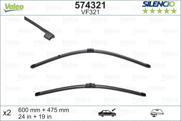 Valeo Silencio Flat VF321 Valeo Silencio Flat VF321