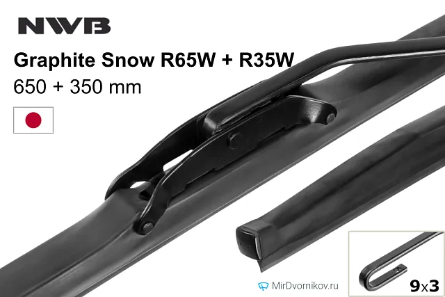 NWB Graphite Snow R65W + NWB Graphite Snow R35W NWB Graphite Snow R65W + NWB Graphite Snow R35W