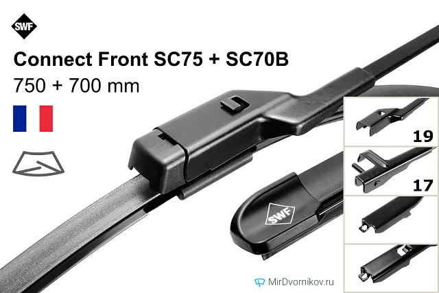 SWF Connect Front SC75 + SWF Connect Front SC70B