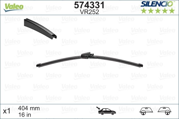 Valeo Silencio Rear VR252 Valeo Silencio Rear VR252