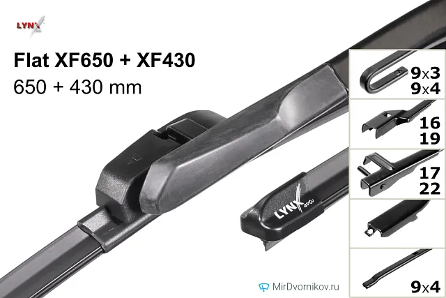 LYNXauto Flat XF650 + LYNXauto Flat XF430 LYNXauto Flat XF650 + LYNXauto Flat XF430