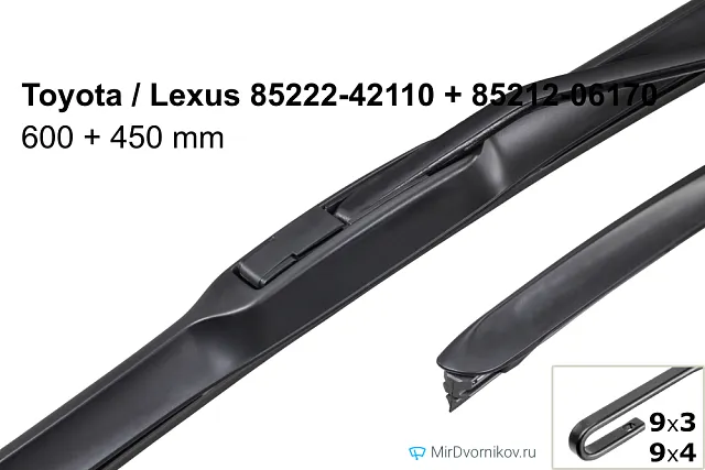 Toyota / Lexus 85222-42110 + Toyota / Lexus 85212-06170 Toyota / Lexus 85222-42110 + Toyota / Lexus 85212-06170