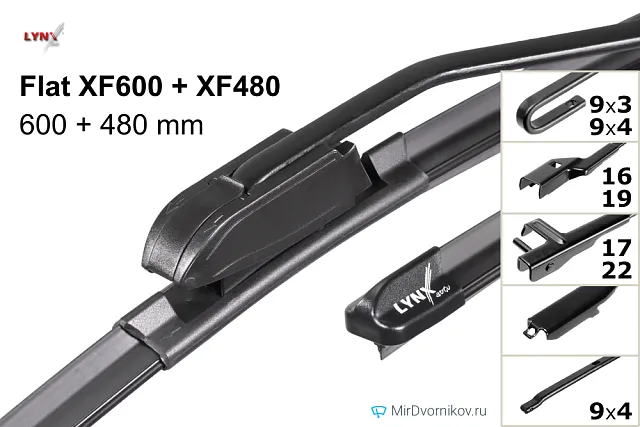 LYNXauto Flat XF600 + LYNXauto Flat XF480