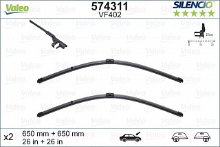 Valeo Silencio Flat VF402 Valeo Silencio Flat VF402