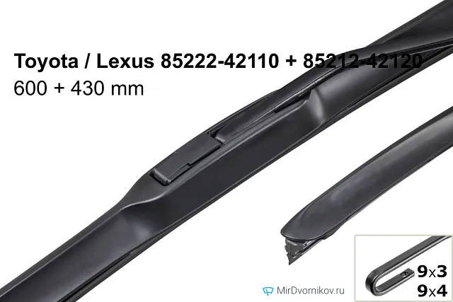 Toyota / Lexus 85222-42110 + Toyota / Lexus 85212-42120