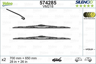 Valeo Silencio Performance KIT x2 VM218