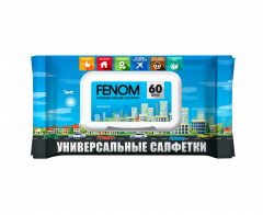 Универсальные салфетки, влажные FENOM, 60 шт.