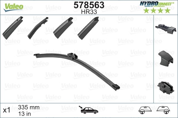 Valeo HydroConnect Rear HR33 Valeo HydroConnect Rear HR33
