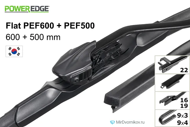 PowerEdge Flat PEF600 + PowerEdge Flat PEF500 PowerEdge Flat PEF600 + PowerEdge Flat PEF500