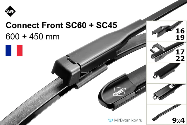 SWF Connect Front SC60 + SWF Connect Front SC45 SWF Connect Front SC60 + SWF Connect Front SC45