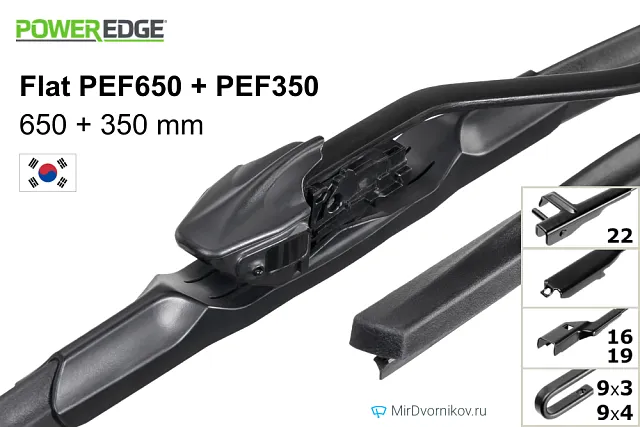 PowerEdge Flat PEF650 + PowerEdge Flat PEF350