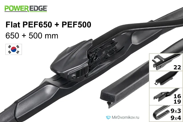 PowerEdge Flat PEF650 + PowerEdge Flat PEF500 PowerEdge Flat PEF650 + PowerEdge Flat PEF500