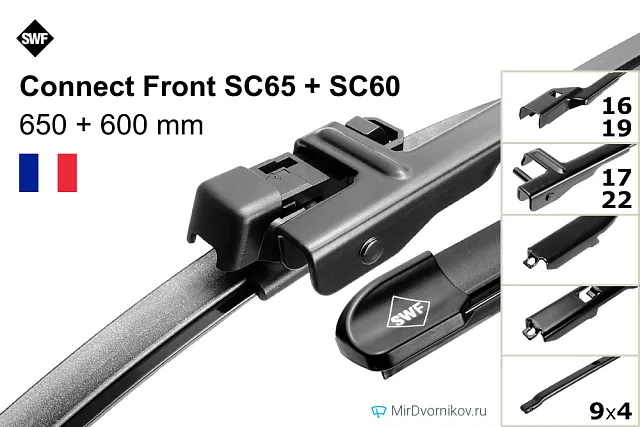 SWF Connect Front SC65 + SWF Connect Front SC60 SWF Connect Front SC65 + SWF Connect Front SC60