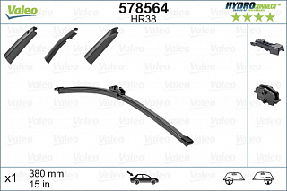 Valeo HydroConnect Rear HR38 Valeo HydroConnect Rear HR38