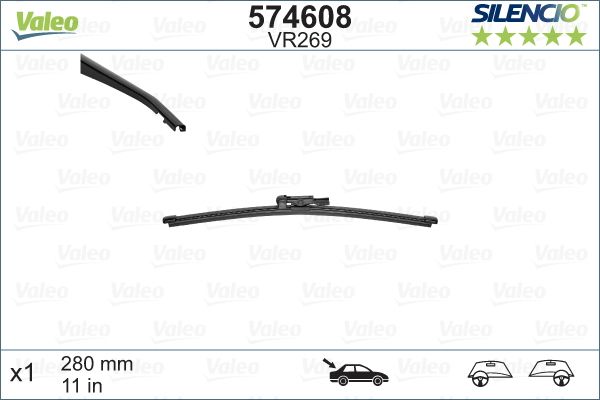 Valeo Silencio Rear VR269 Valeo Silencio Rear VR269