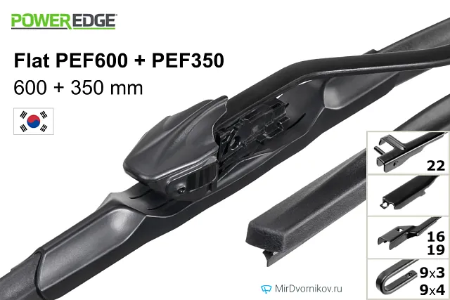 PowerEdge Flat PEF600 + PowerEdge Flat PEF350 PowerEdge Flat PEF600 + PowerEdge Flat PEF350