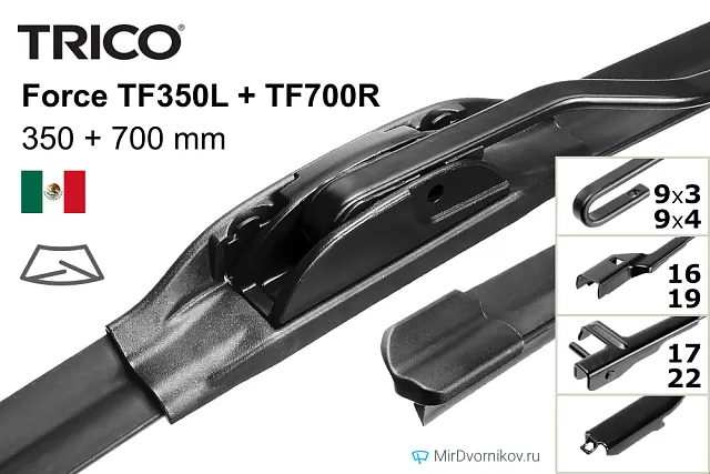Trico Force TF350L + Trico Force TF700R Trico Force TF350L + Trico Force TF700R