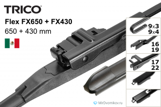 Trico Flex FX650 + Trico Flex FX430 Trico Flex FX650 + Trico Flex FX430