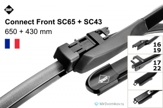SWF Connect Front SC65 + SWF Connect Front SC43 SWF Connect Front SC65 + SWF Connect Front SC43