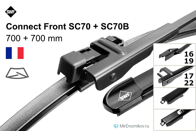 SWF Connect Front SC70 + SWF Connect Front SC70B SWF Connect Front SC70 + SWF Connect Front SC70B