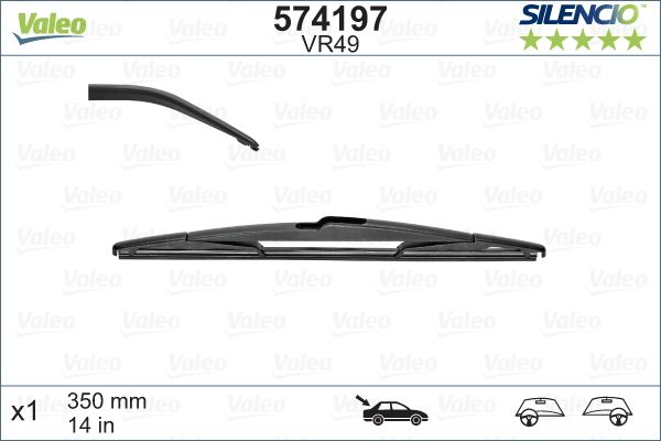 Valeo Silencio Rear VR49 Valeo Silencio Rear VR49