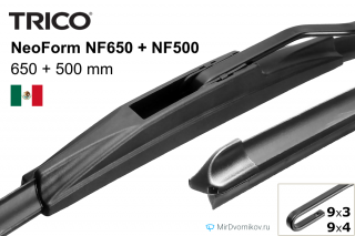 Trico NeoForm NF650 + Trico NeoForm NF500 Trico NeoForm NF650 + Trico NeoForm NF500