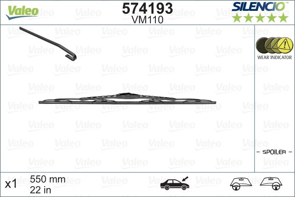 Valeo Silencio Performance Spoiler VM110 Valeo Silencio Performance Spoiler VM110