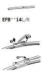 Trico ExactFit Flat EFB4014L