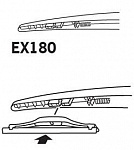 Trico ExactFit Rear EX180